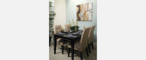 Dining area in Village at Taylor Pond apartment